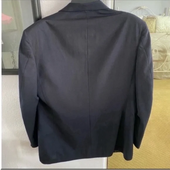 Men's Nino Cerruti Fully Lined Wool Sports Coat Blazer Size 44R